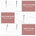 thumbnail image 6 of Ice Cream Cone Holder, Acrylic Egg Display Stand Sushi Rack Dessert Table Decoration Restaurant Supply Serveware, 6 of 11