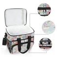 thumbnail image 6 of FORMRS Insulated Cooler Bag 24 Cans Capacity Soft Leakproof Lunch Box with Side Pockets, Colorful Flowers Blossoms, 6 of 7