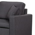 thumbnail image 2 of 82 Inch Reversible Sleeper Sectional Sofa with Storage Chaise, Dark Gray- Saltoro Sherpi, 2 of 10