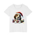 thumbnail image 2 of Tdoqot Little Girls Boys Christmas T Shirts- Cotton Casual Short Sleeve Cute Kids Festival Clothes Size 3-4T, 2 of 4
