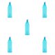 thumbnail image 1 of Advancent Botella de agua Plegable Boca ancha Bolsa reutilizable Actividad exterior Caminar Ciclismo Escalada Botellas Azul 500ml Type2 NO2 Advancent CBP283521, 1 of 4
