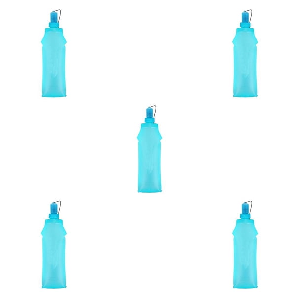 Advancent Botella de agua Plegable Boca ancha Bolsa reutilizable Actividad exterior Caminar Ciclismo Escalada Botellas Azul 500ml Type2 NO2 Advancent CBP283521