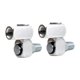 thumbnail image 3 of Conector neumático Conector Pieza giratoria Piezas de liberación rápida Reemplazo 1/4 pulgada Plata, 3 of 9