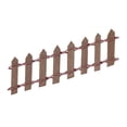 thumbnail image 4 of Toddmomy 4Set Decorative Mini Fence For Miniature Scene 10x3cm Iron Wire Plywood, 4 of 7