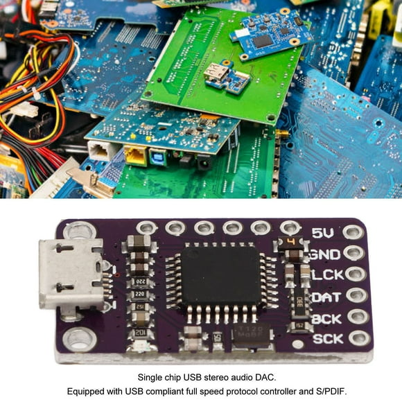 PC,Stereo Audio Decoder Module DAC Decoder Module Stereo Audio Decoder Module Rapid Response