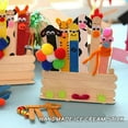 thumbnail image 3 of 600 palitos de helado de madera, espátulas de madera para manualidades, espátulas de madera para manualidades de madera Xemadio 2033798-1, 3 of 9