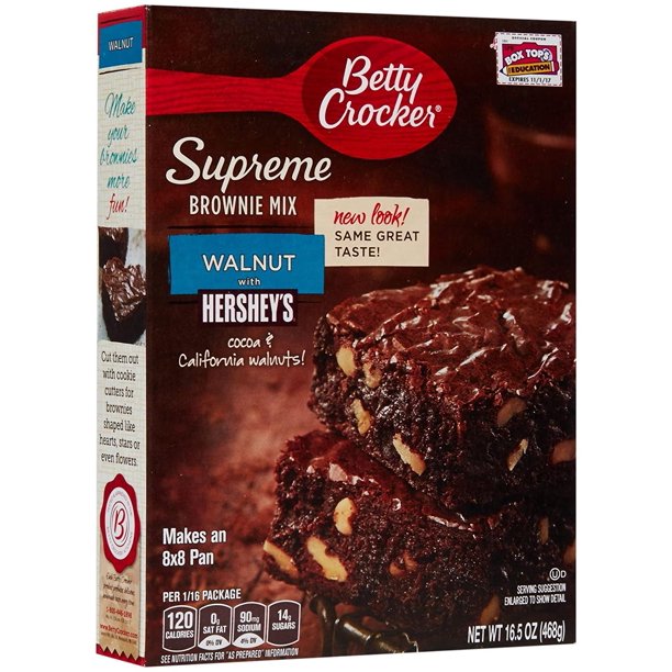 Betty Crocker Walnut Supreme Brownie Mix 16.5 oz