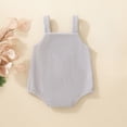 thumbnail image 6 of mgoYE Baby Girl Clothes 0-3 Months My First St Patricks Day Baby Boy Girl Outfit Overalls Sleeveless Bubble Romper Infant Clothes Boys Girls(Grey,3-6 Months), 6 of 9
