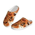 thumbnail image 2 of Yiaed Halloween 2 Print Slippers Fuzzy Warm Cozy Slippers Non Slip House Slippers For Indoor Outdoor Slippers House Slippers-11, 2 of 7