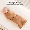thumbnail image 5 of Paquete de 4 mantas de muselina para niños y niñas, pañales orgánicos para bebés recién nacidos, mantas de bebé suaves y transpirables para niñas, niños, neutros, cial para recién nacidos, 5 of 5