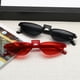 thumbnail image 3 of Gafas de forma de gato para mujer, diseñador clásico retro, gafas de terre de moda vintage Marco blanco Lente gris negro Salvador Mujeres Gafas Hombres, 3 of 10