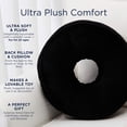 thumbnail image 3 of Cheer Collection Round Donut Pillow - Super Soft Microplush Doughnut Pillow and Comfy Seat Cushion for Kids and Adults, 3 of 6