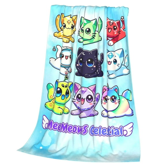 Aphmau Throw Blanket Cozy Plush Lightweight Warm Fuzzy Flannel Blanket Air Conditioning Blanket for Couch Sofa Bed Home Decor Gift 50x40