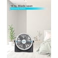 thumbnail image 4 of BLACK+DECKER Ventilador de piso de alta velocidad de 16 pulgadas, 4 of 5