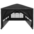 thumbnail image 4 of vidaXL Party Tent 9.8'x29.5' Anthracite Outdoor Canopy UV Waterproof and Water Resistant, 4 of 10
