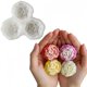 thumbnail image 1 of Vela de peonía: molde de silicona de 3 cavidades para fondant de peonía, apto para resina epoxi floral, cera, jabón, arcilla, yeso, velas de té, gelatina, chocolate y pasteles hechos a mano, 1 of 8