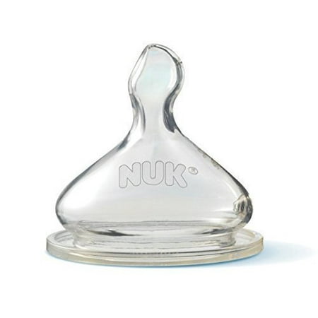NUK Perfect Fit Slow Flow Silicone Nipples 0m+, 2