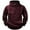 Wine, variant on cfhntfmh Men's Hoodie Quarter Zip Fleece Jacket Winter Warm Outdoor Hiking Coat with Multi-pockets Solid Thermal Pullover Sweatshirts（Wine,X-Large)