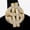 Yellow, variant on .925 Silver Cash Money Dollar Sign CZ Hip Hop Bling Ring