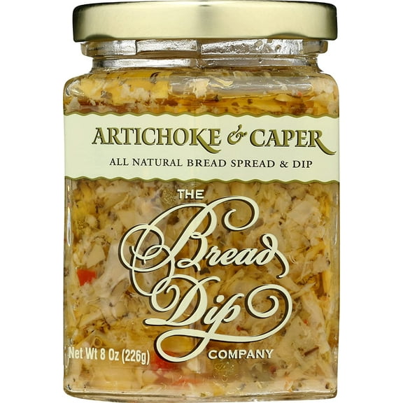 The Bread Dip Company Artichoke Caper Spread and Dip Natural 8 Ounce