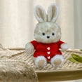 thumbnail image 4 of Eolstice Easter Cute Bunny Series Decoration, Themed Ornament for Holiday Display, Spring Decor, Party Supply, Gift Accessory, Home Accent(Red), 4 of 4