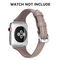 thumbnail image 2 of Correas de cuero compatibles con Apple Watch 38 mm-40 mm / 42 mm-44 mm, correa de cuero de grano superior pulsera delgada y delgada para iWatch Series 5/4/3/2/1 Ormromra 2033273-4, 2 of 9