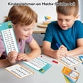 thumbnail image 2 of Kids Math Learning Cards, Addition Subtraction Multiplication Division, Thickened Cardboard, Reusable, Pocket-Sized, 2 of 6