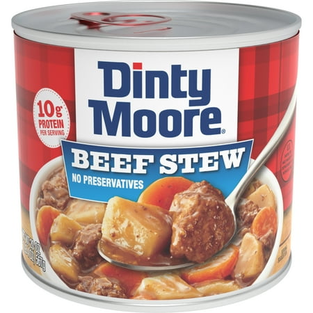 DINTY MOORE Beef Stew with Potatoes & Carrots, Shelf Stable, Serving per Container 2.5, 20 oz Steel Can