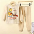 thumbnail image 2 of UAYOTSE Baby Boys Girls Soft Pajama Set 3 6 12 18 Months 2T 3T 4T 5T fit Pjs Breathable Underwear Home Clothes Size 3-6 Months, 2 of 4