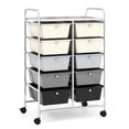 thumbnail image 2 of Costway Carrito Móvil Multiusos con 10 Cajones Organizador de Herramientas para Álbumes de Recortes Sobre Ruedas 65,5 x 37 x 87 cm, 2 of 10