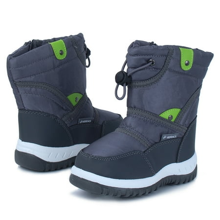 

Boys Girls Winter Boots Waterproof Lightweight Snow Boots With Fur For Outdoor (Toddler/Little Kid/Big Kid)