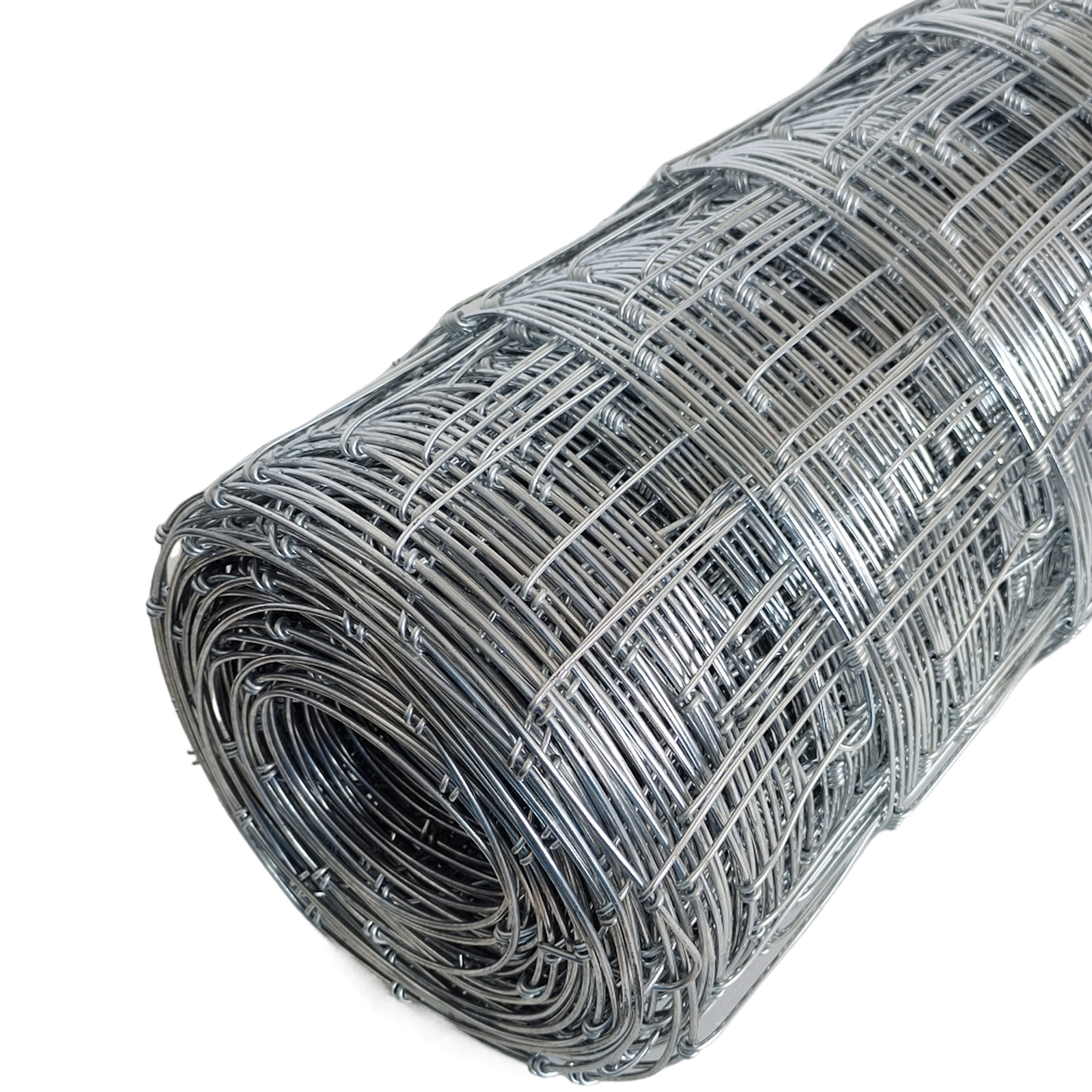 Miniyam 14-Gauge Heavy Zinc Coated Farm Fence – Galvanized Field Wire for Cattle, Deer, Goats, Hogs – Livestock & Animal Protection (60in x 328ft)