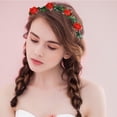 thumbnail image 5 of Christmas Gifts Party Decor Hair Jewelry Hairbands Headpiece Hair Accessories Headbands Head Hoop Bride Headdress Wreath Crown PURPLE, 5 of 8