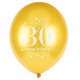 thumbnail image 3 of 5 piezas de decoración de feliz cumpleaños, oro, rosa, negro, 16, 18, 30, 50, 60, 70, 80 y 90 años, globos digitales de látex para fiestas de cumpleaños, 3 of 5