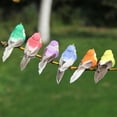 thumbnail image 7 of Mightlink Artificial Bird Realistic Festive Home Prop Brightly Colored Christmas Artificial Feathered Foam Bird for Balcony, 7 of 7