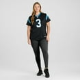 thumbnail image 6 of Women's Nike Raheem Blackshear Black Carolina Panthers Team Game Jersey, 6 of 7