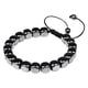 thumbnail image 1 of Pulsera magnética de piedra biliar negra, piedra energética para la salud, pulsera tejida retro, 1 of 3