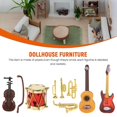 thumbnail image 4 of Miniature Musical Instrument Set Mini Musical Instrument Model Doll Decoration Accessories, 4 of 5