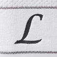 thumbnail image 4 of SKL Home Monogram L Bath and Hand Towel Set, White, 4-Pack, 4 of 5