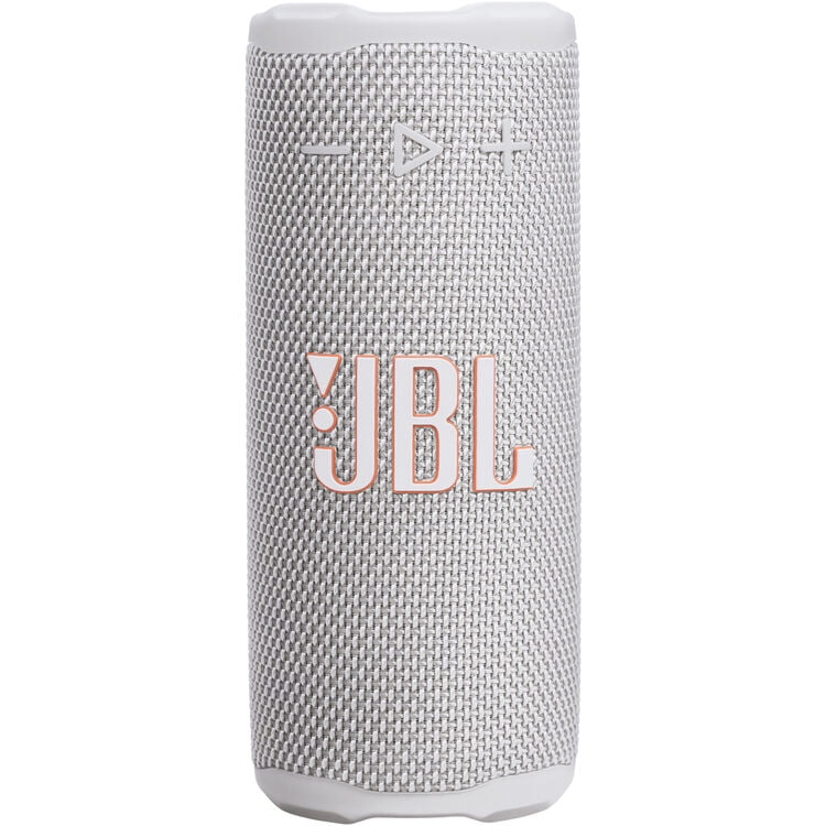 JBL Grip - Compact Bluetooth speaker with bold JBL Pro Sound and ambient light - White