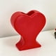 thumbnail image 4 of Jarrón en forma de corazón | Ornamento decorativo de resina 1.2L | Acabado brillante | Rojo o blanco | Diseño desmontable | Mesa en casa | Arreglo floral | 16x14x6cm | 1 pieza, 4 of 9