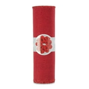 Holiday Time Red Mesh Ribbon Roll, 10.5"