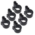 thumbnail image 3 of 50Pcs Garden PE Hook Connection Fastening Clips Drip Tube Fastener Irrigation System Hose Tightening Buckles (16 Tube Hook, Black), 3 of 3