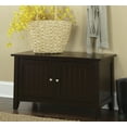 thumbnail image 5 of Alaterre Shaker Cottage Storage Bench/Coat Hook with Storage, Chocolate, 5 of 9