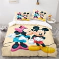 thumbnail image 1 of Black and White Disney Mickey Mouse Bedding Set Couples Minnie Mouse Bed Comforters Cover Set King Duvet Cover with Pillowcase200x200cm 3pcs Gao Jinjia LED, 1 of 2