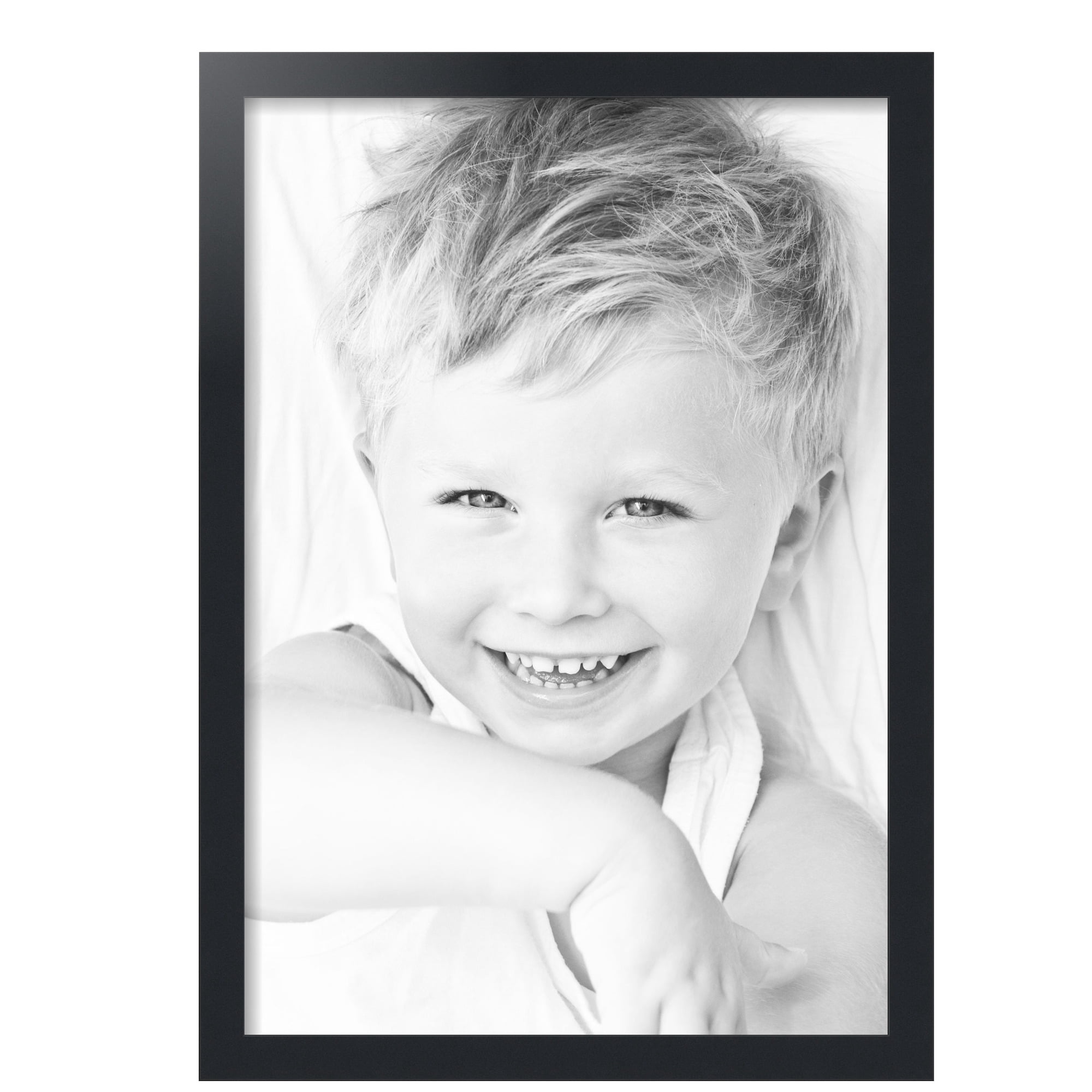 ArtToFrames 18" x 26" Black Picture Frame, 18x26 inch Black MDF Poster Frame (WOM-3926),  Pack