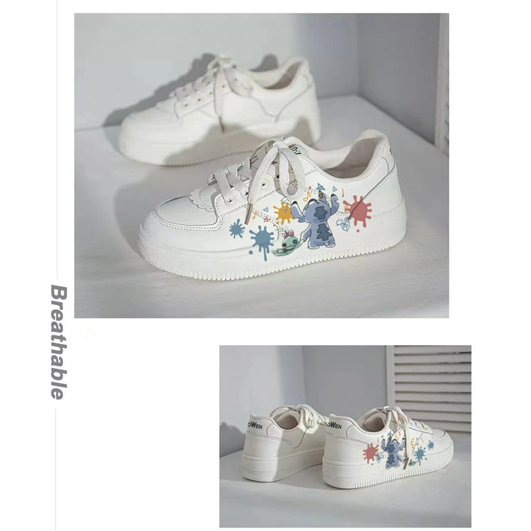 New Stitch Sneakers Casual Shoes For Women Girls Students