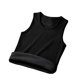 thumbnail image 2 of Ropa interior térmica para hombre, camisetas de invierno de color liso con cuello redondo, ropa interior cálida y gruesa de terciopelo, camiseta deportiva sin mangas con hombros descubiertos, camiseta, 2 of 9