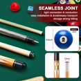 thumbnail image 2 of Pool Table Accessories Billiards Accessories Billiard Pool Balls with Triangle and Diamond Ball Holder Cue Chalks Pool Cue Tip Pool Sticks Pool Table Brush Set (Classic Style), 2 of 5
