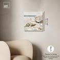 thumbnail image 5 of Rocks By The Shore Canvas Coastal Farmhouse Wall Art by Art Remedy, Gallery Wrapped, 16" x 16", 5 of 7